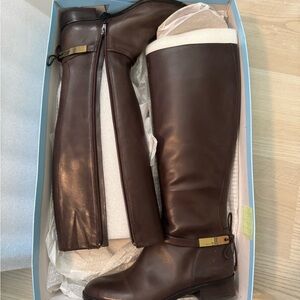 ANTONIO MELANI Dark Brown Riding Boots